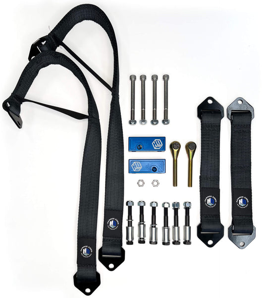 HDE Can-Am X3 72" Front & Rear Limit Strap Kit