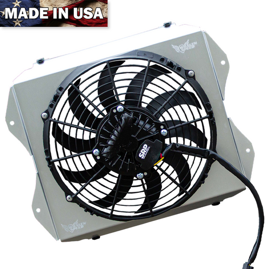 WSRD 10" Intercooler Fan Shroud & Fan Assembly | Can-Am X3