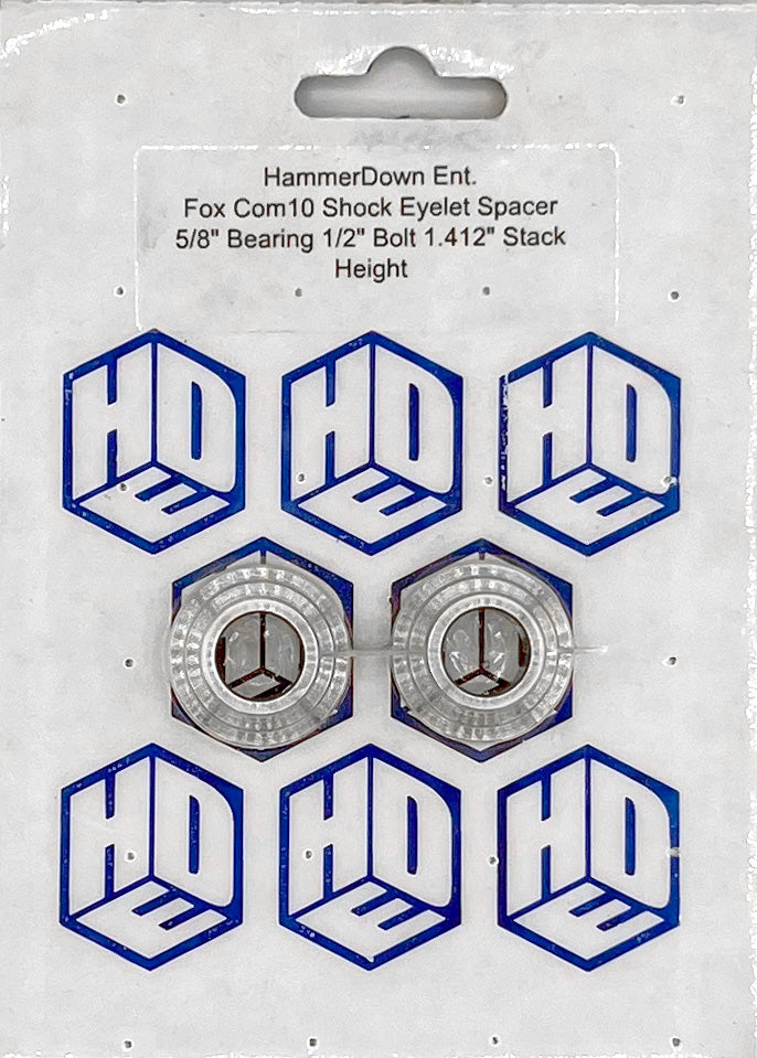 Coilover Shock Spacers COM10 (5/8" Bearing, 1/2" Bolt)